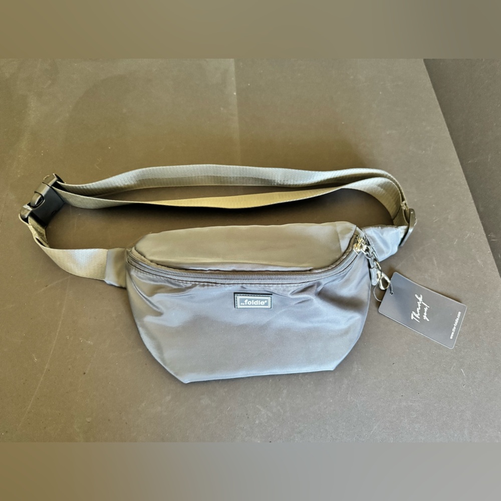 The Foldie (original) Gray Crossbody Bag